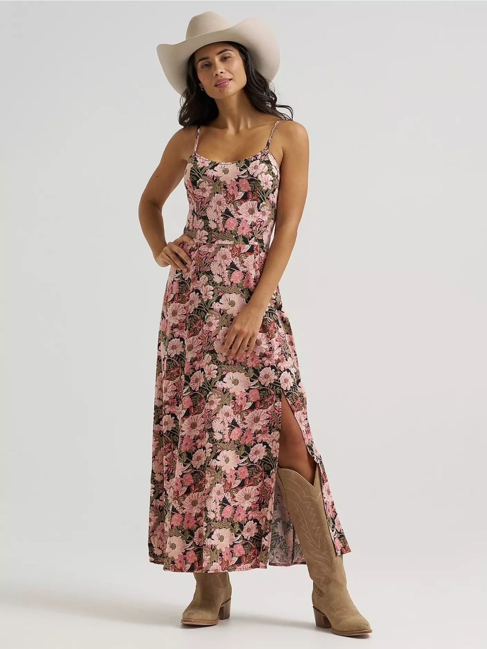 Wrangler WOMEN'S WESTERN TANK MAXI DRESS Large NWT